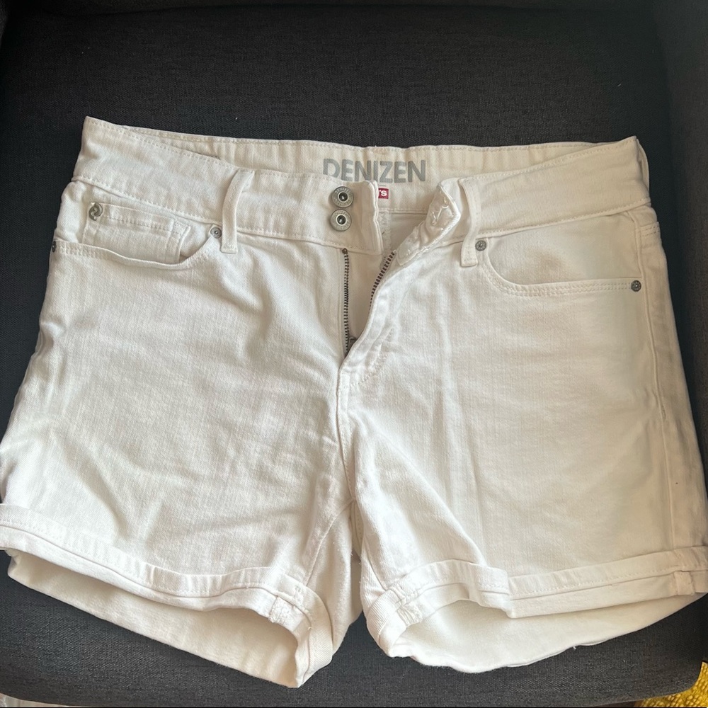 Levi’s White Shorts